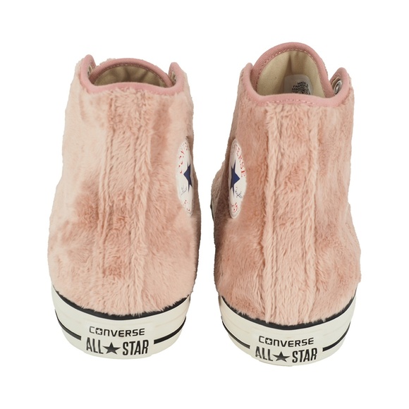 Converse Chuck Taylor All Star Hi Faux Fur "Fuzzy" Sneaker - Picture 9 of 10